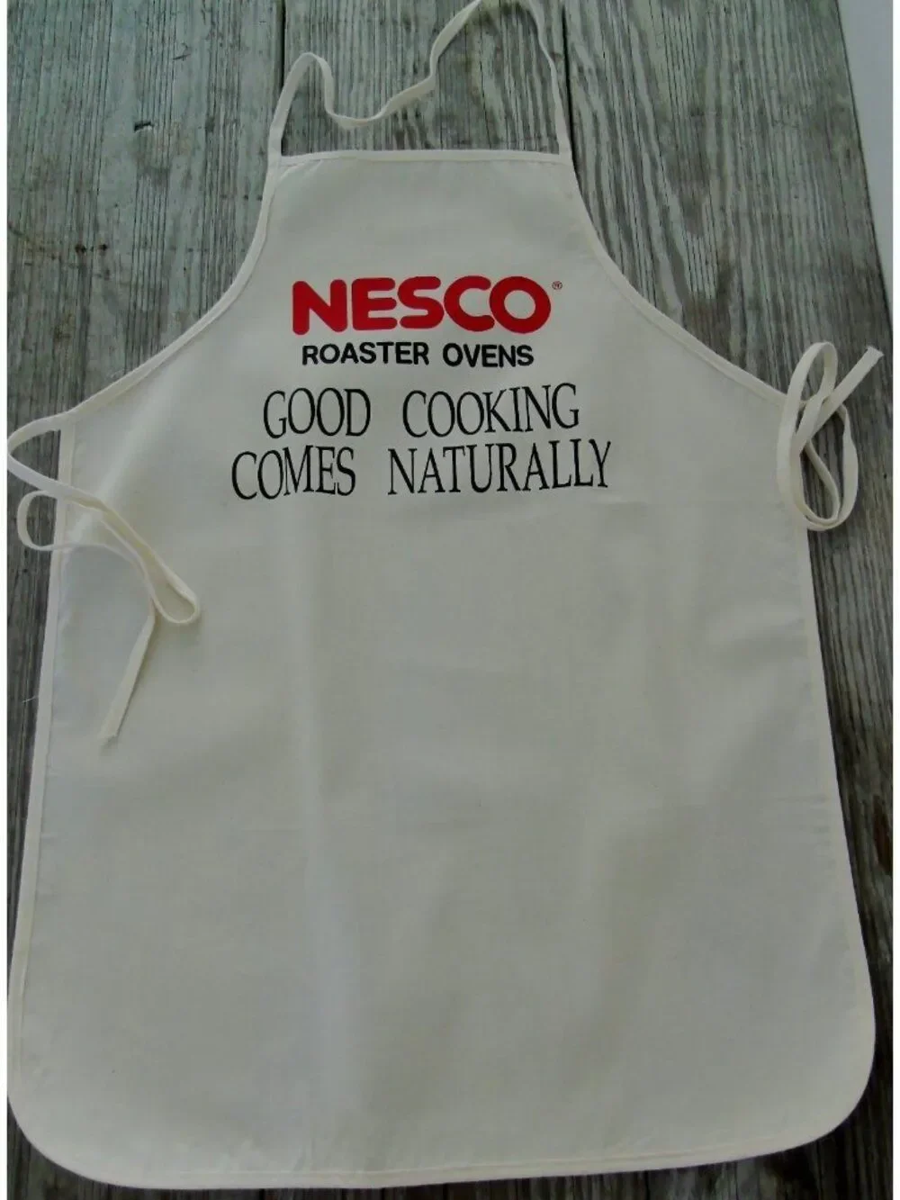 Nesco Roaster Ovens Advertising Kitchen Apron USA Made Good Cooking